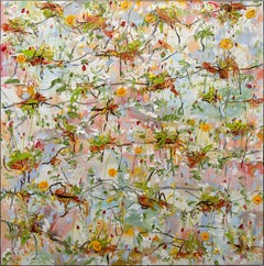 „Change of season“ Ölgemälde auf Leinwand – Peter Keizer – Blumen, Natur