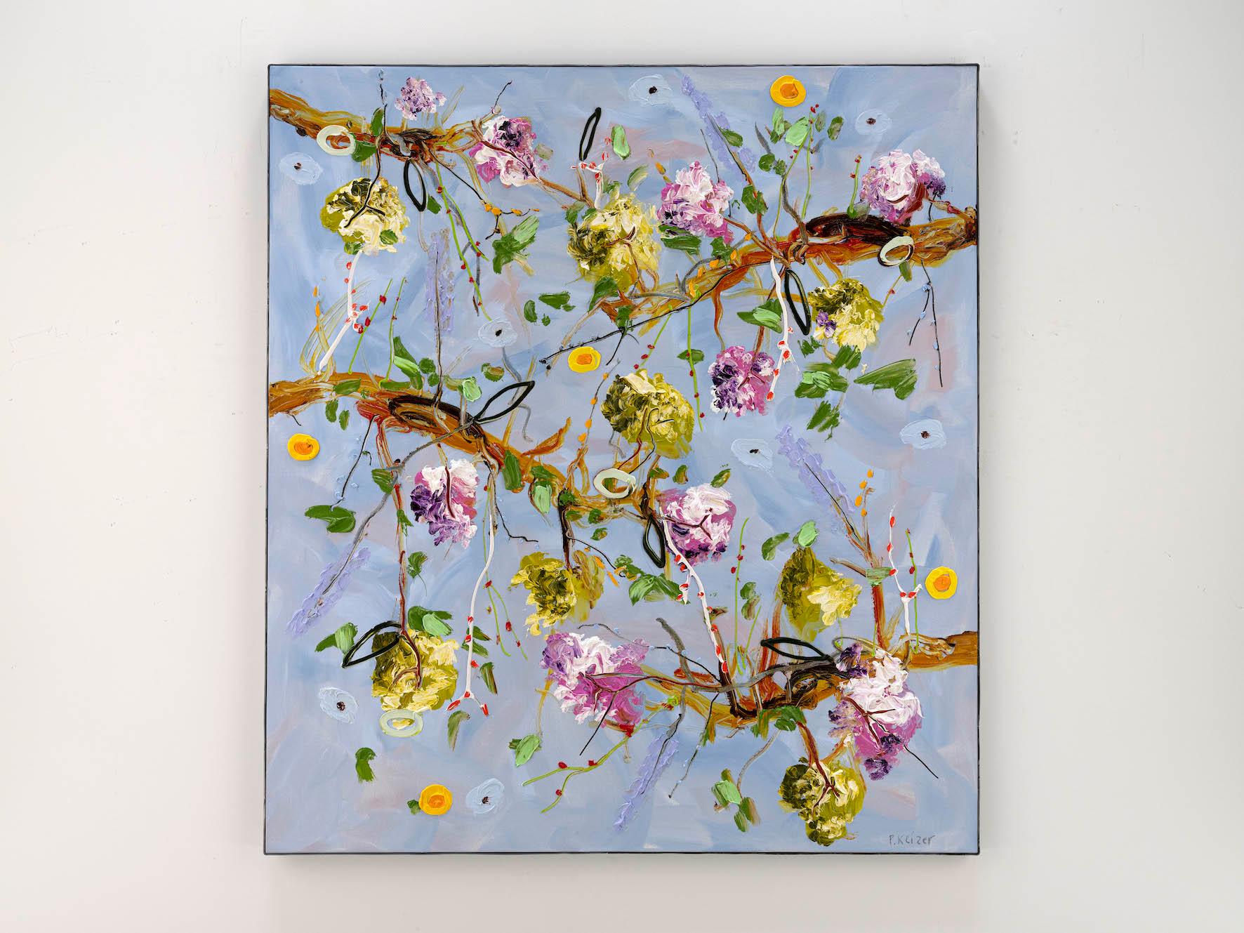 Contemporary oil painting on canvas - Peter Keizer - Flowers, Nature 1