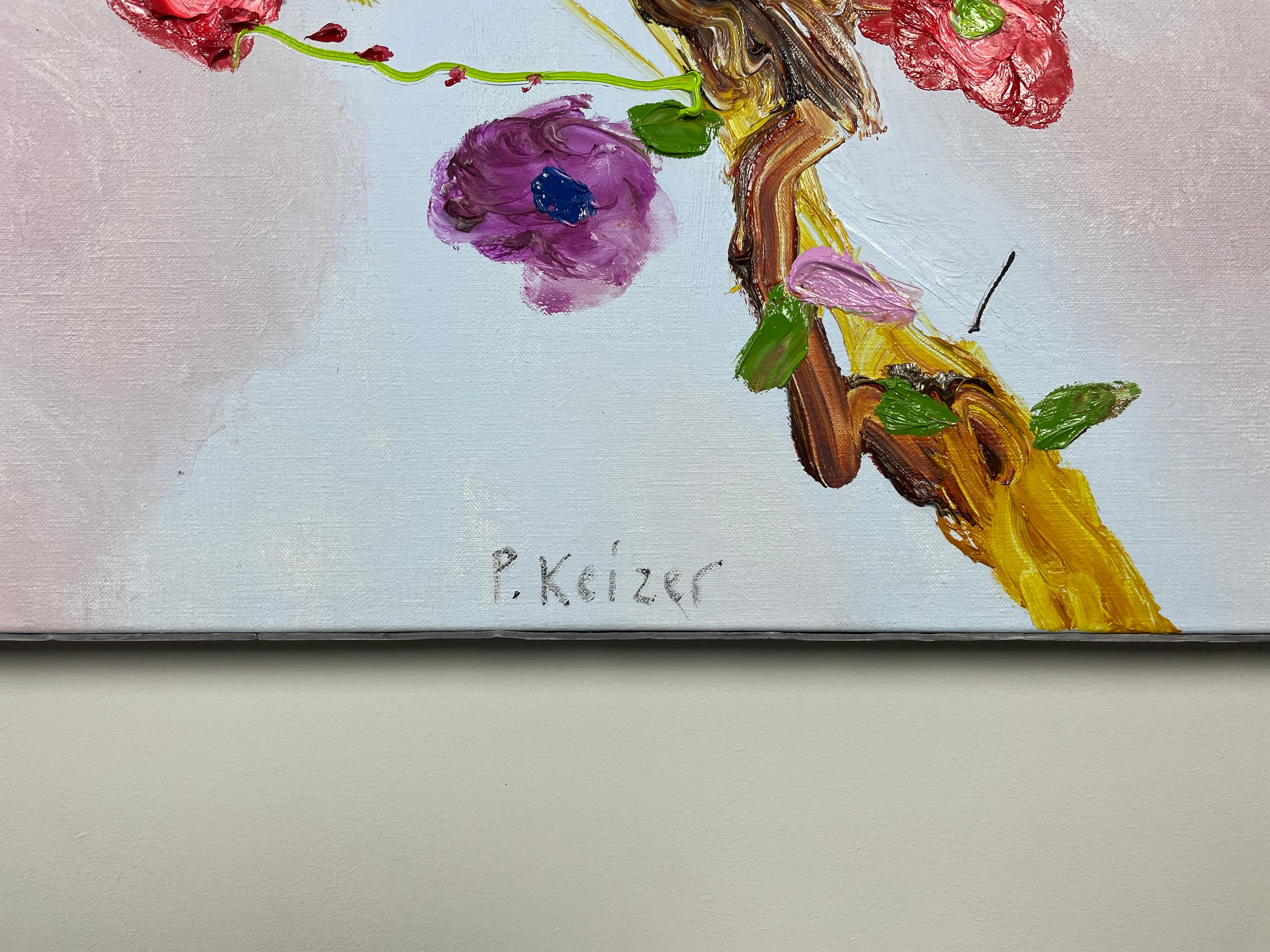 Contemporary oil painting on canvas - Peter Keizer - Flowers, Nature 3