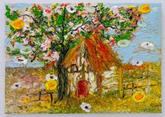 "Home Sweet Home", painting by Peter Keizer (19x27'), 2021