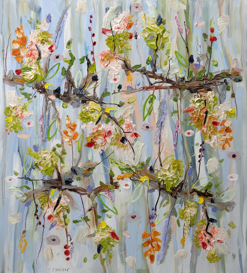 "El poder de la naturaleza", óleo sobre lienzo, de Peter Keizer ("44 x 49"), 2024