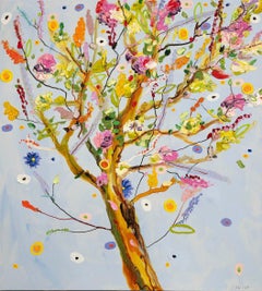 "Singly" dipinto a olio su tela, di Peter Keizer ("49 x 44"), 2024