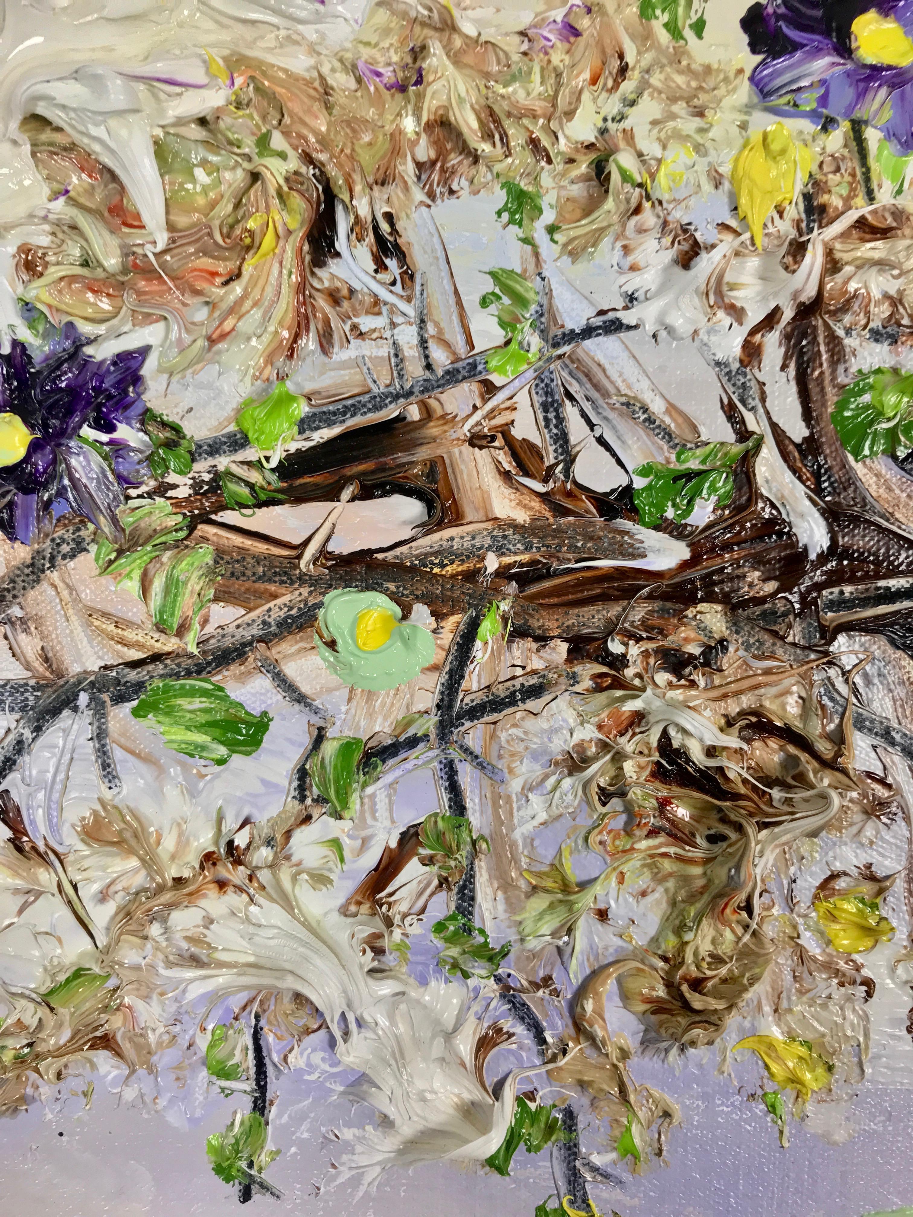 « Blanche-Neige en avril », peinture de Peter Keizer (11x12'), 2020 en vente 2