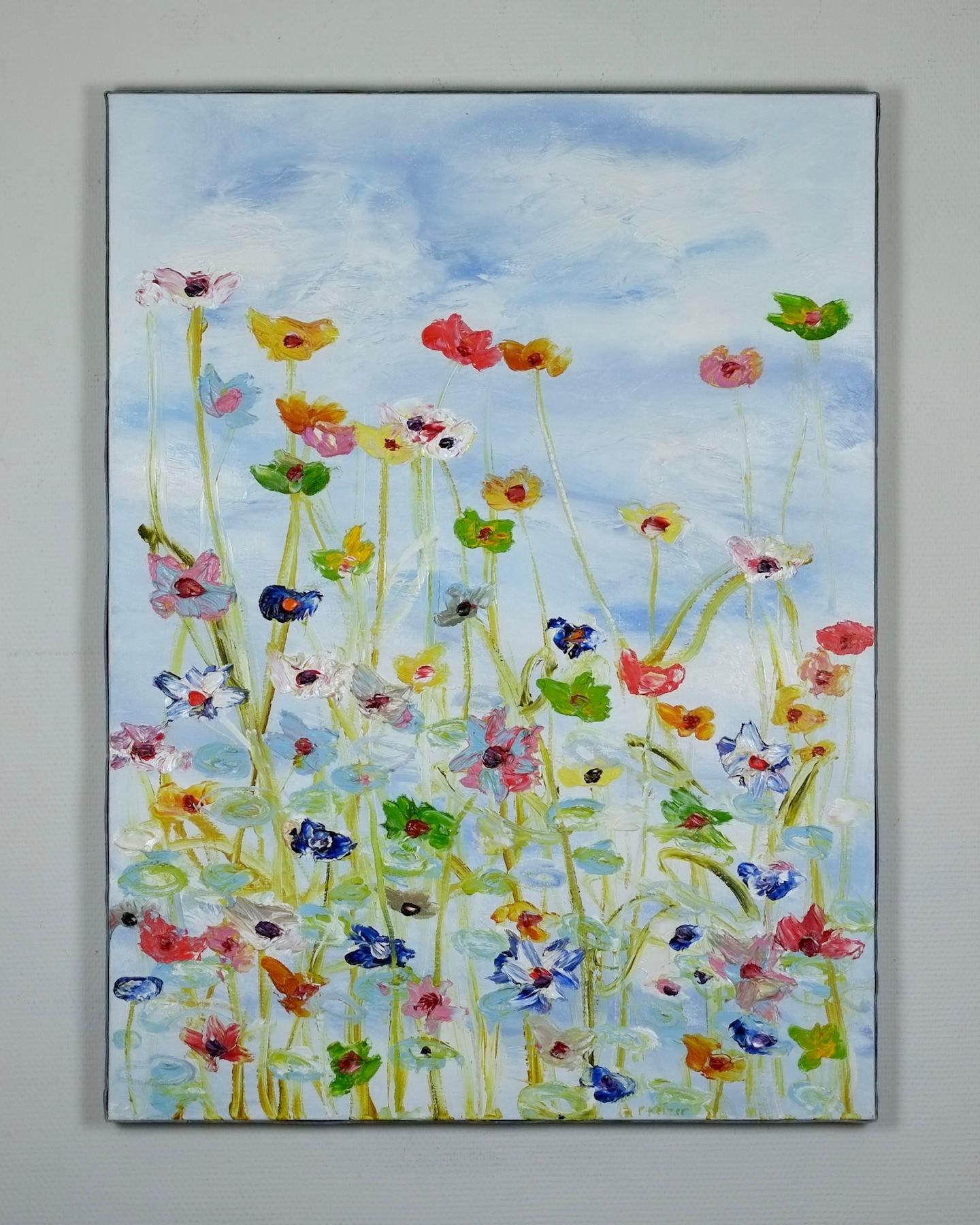 The sky sees - Painting by Peter Keizer