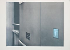 The Solitude – Raumteilerdruck von Peter Klasen – 1970er Jahre