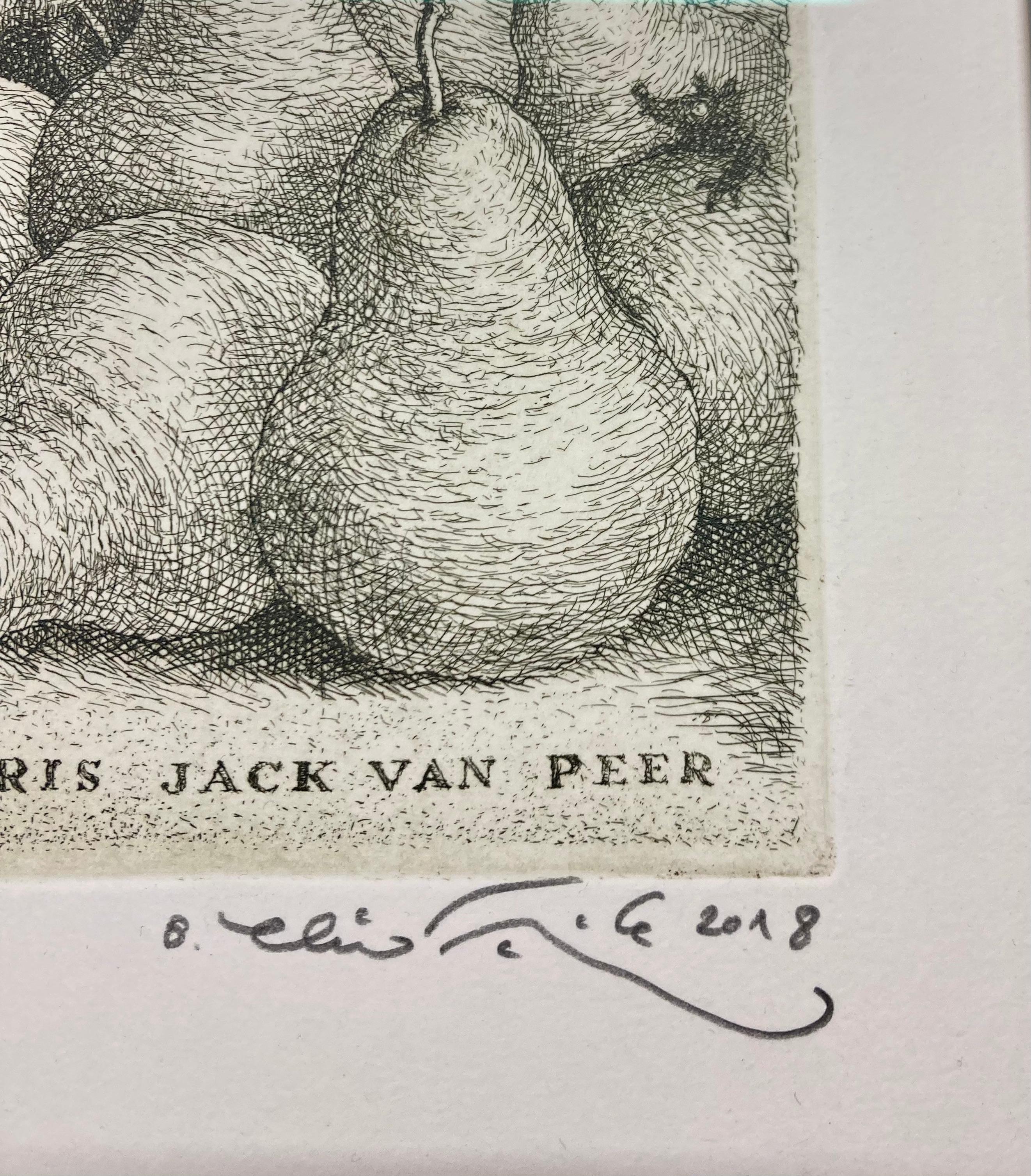 Ex Libris Pears - Print by Peter Klúcik