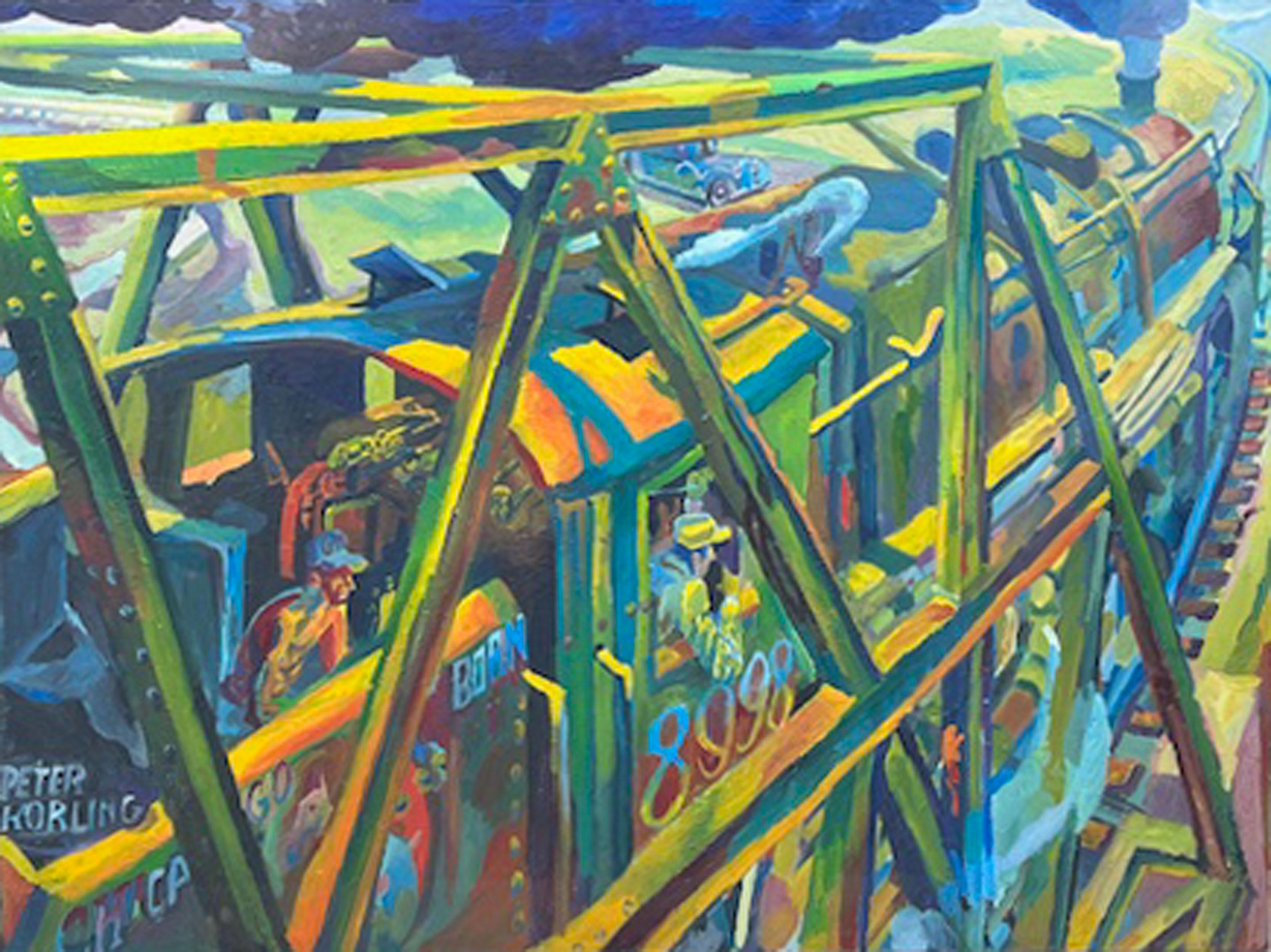 Peter Korling Landscape Painting - The 8998