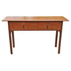 Antique Peter Kramer Hand-Crafted Fruitwood Huntboard