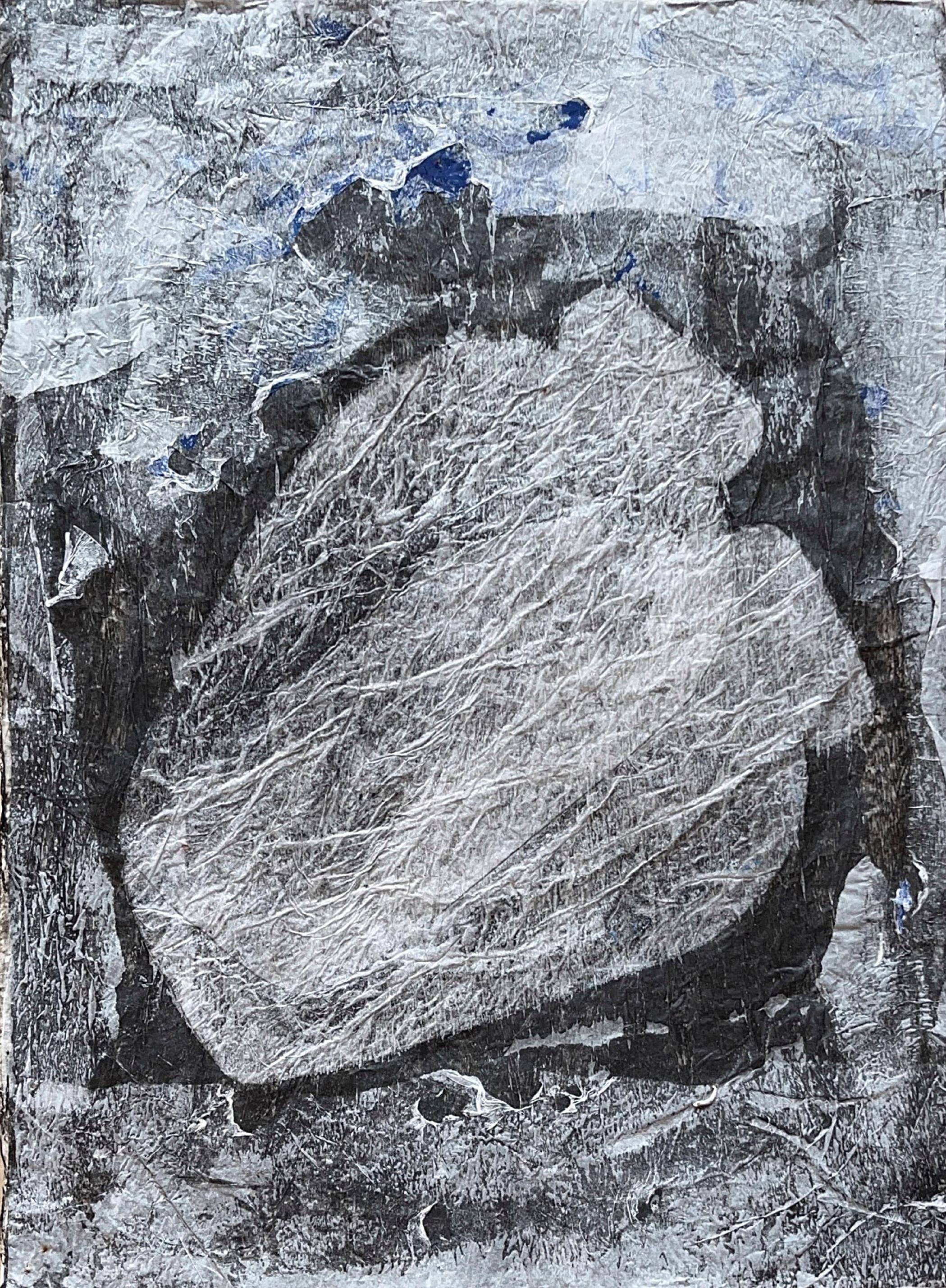 "365 Vessels", Mixed technique on tissue white paper, Minimalist, 50 x 33 cm