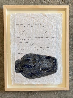 « 365 Vessels », technique mixte sur papier blanc tissu, minimaliste, 50 x 33 cm