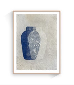 "365 Vessels", Mixed technique on tissue white paper, Minimalist, 50 x 33 cm