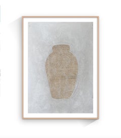 "365 Vessels", Tecnica mista su carta velina bianca, Minimalista, 50 x 33 cm