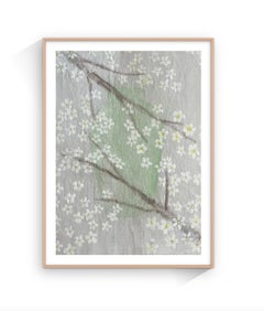 "365 Vessels", Mixed technique on tissue white paper, Minimalist, 50 x 33 cm