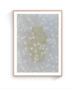 "365 Vessels", Mixed technique on tissue white paper, Minimalist, 50 x 33 cm