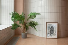 "365 Recipientes", Técnica mixta sobre papel blanco tisú, Minimalista, 50 x 33 cm