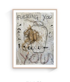 "365 Recipientes", Técnica mixta sobre papel blanco tisú, Minimalista, 50 x 33 cm