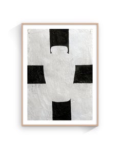 "365 Vessels", Tecnica mista su carta velina bianca, Minimalista, 50 x 33 cm