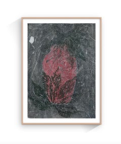 "365 vasi", tecnica mista su carta velina bianca, rosso e nero, 50 x 33 cm