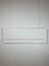 Zich voorstellen personeelszaken Schijn Peter Kramer - "The thin red line", Minimalist Cotton knots on white canvas,  150 x 50 cm For Sale at 1stDibs