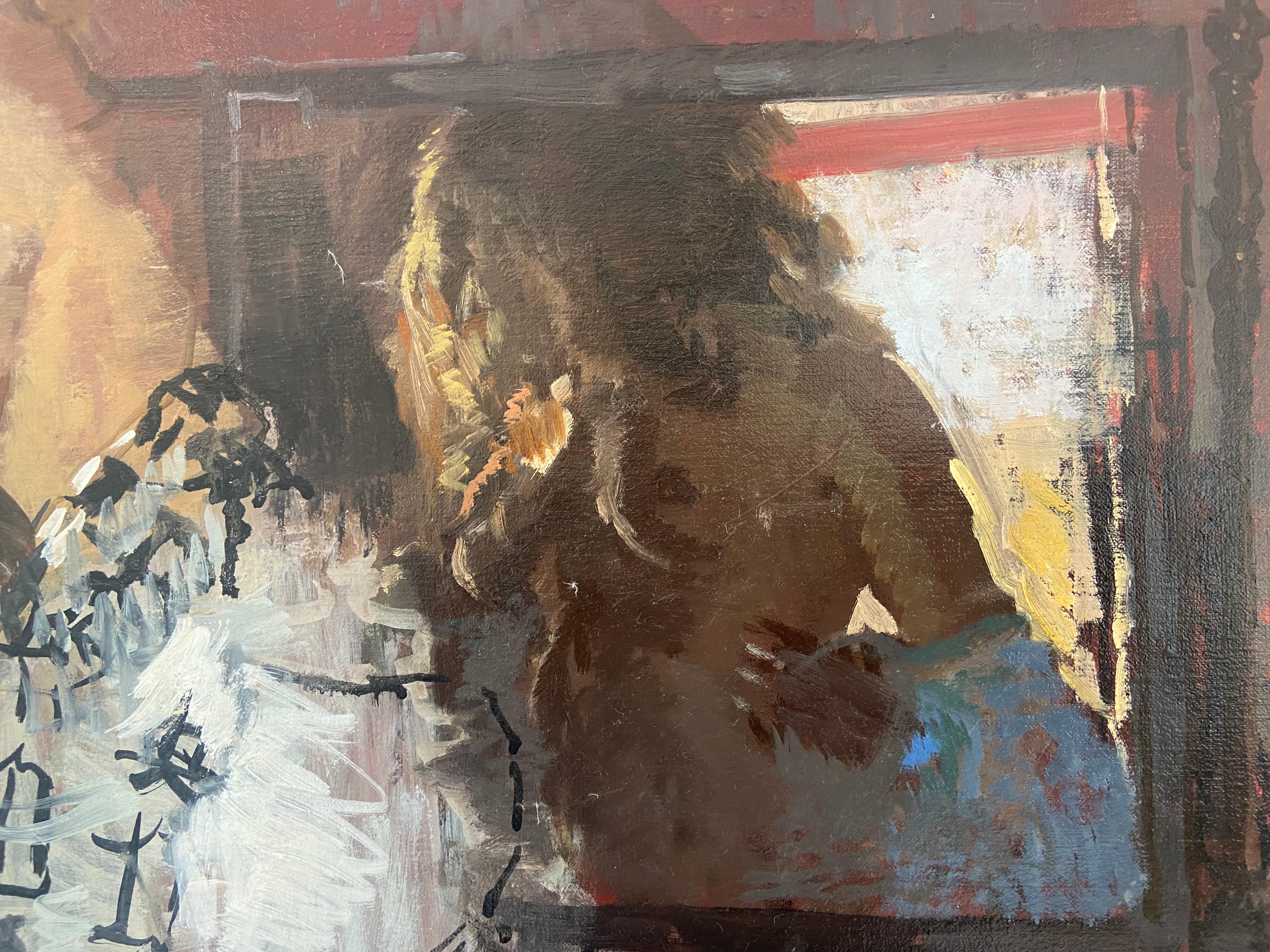 BEFORE THE MIRROW Peter Kuhfeld. contemporary British artist Royal collection 10
