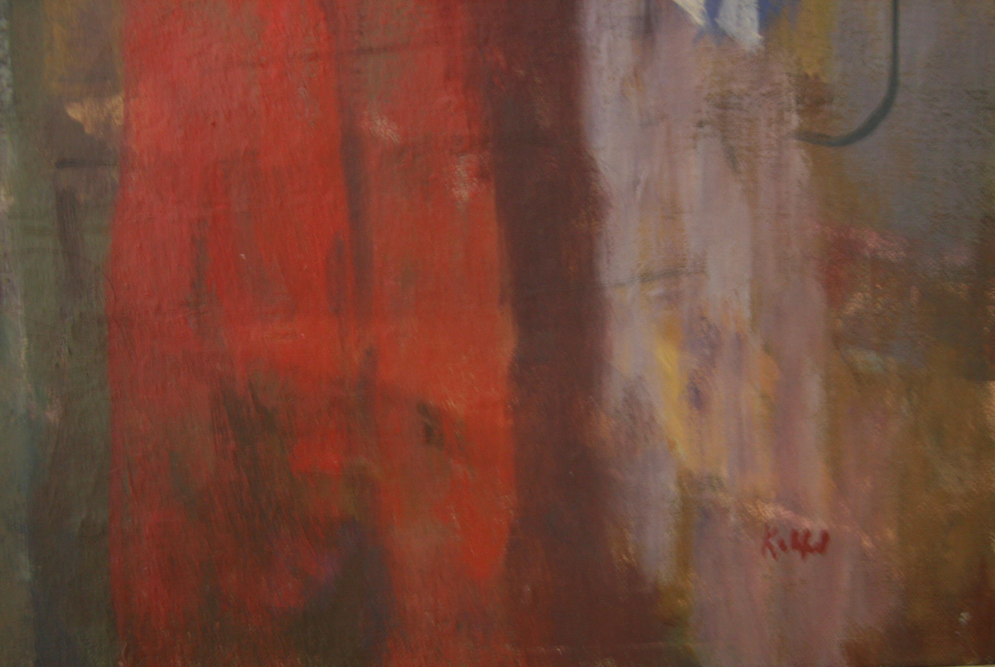 PRIMA DI  LUCE DEL MATTINO. PETER KUHFELD NEAC RP 1952 Artista britannico contemporaneo in vendita 7