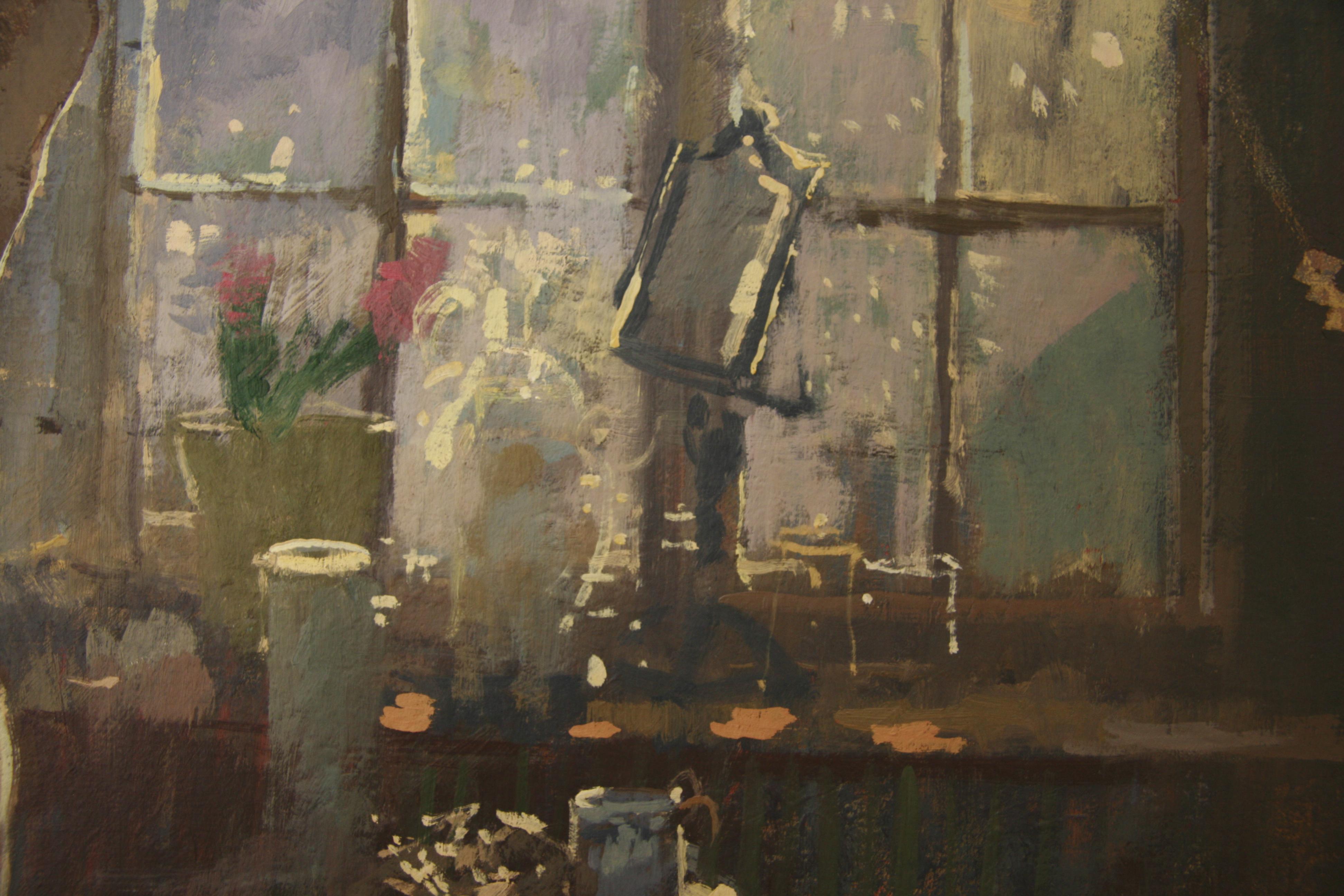 FIRST OF  MORNING LIGHT. PETER KUHFELD NEAC RP 1952 contemporary British Artist For Sale 3