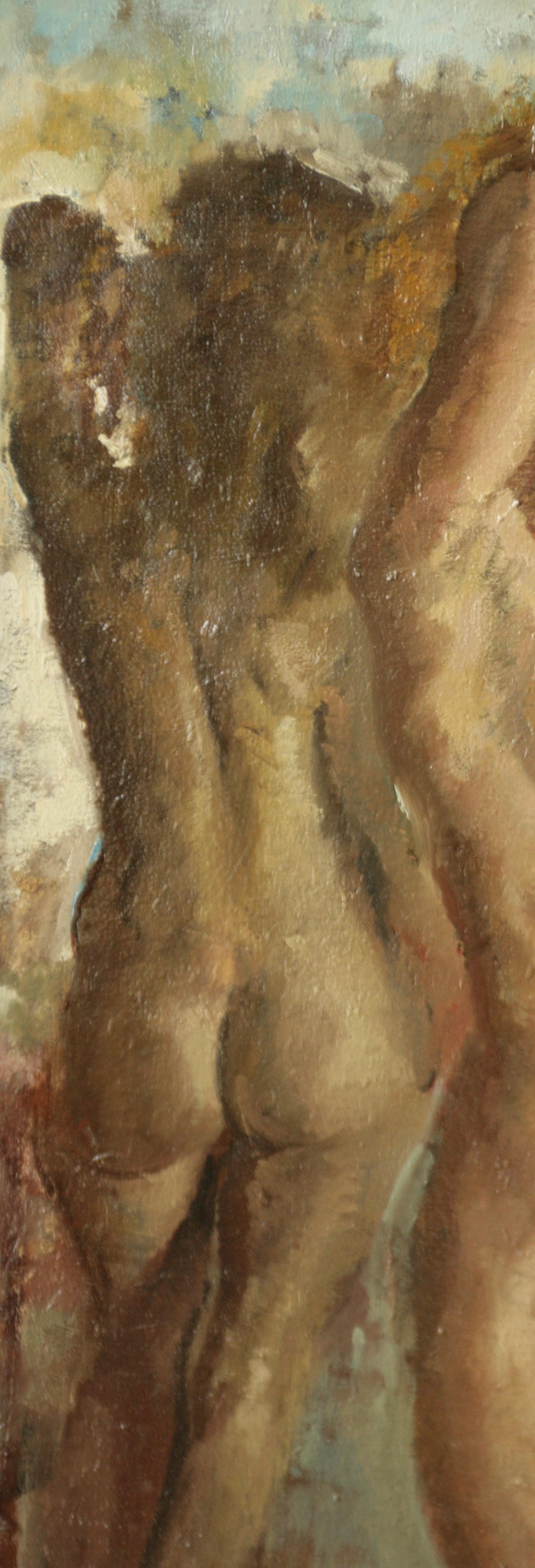 MODELLE davanti allo SPECCHIO PETER KUHFELD ARTISTA BRITISCO CONTEMPORANEO in vendita 3