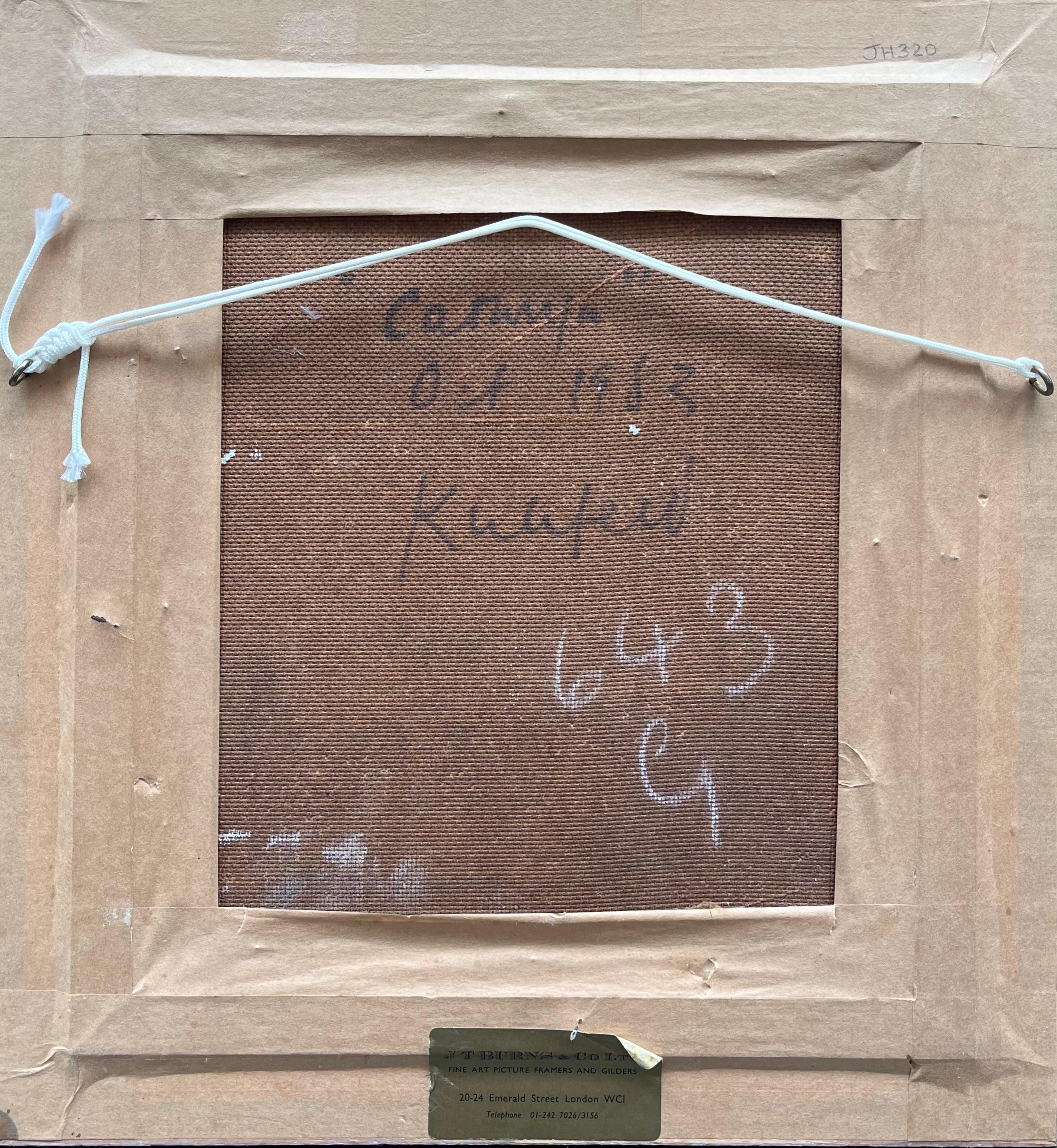 Porträt der Ehefrau des Künstlers – Painting von Peter Kuhfeld
