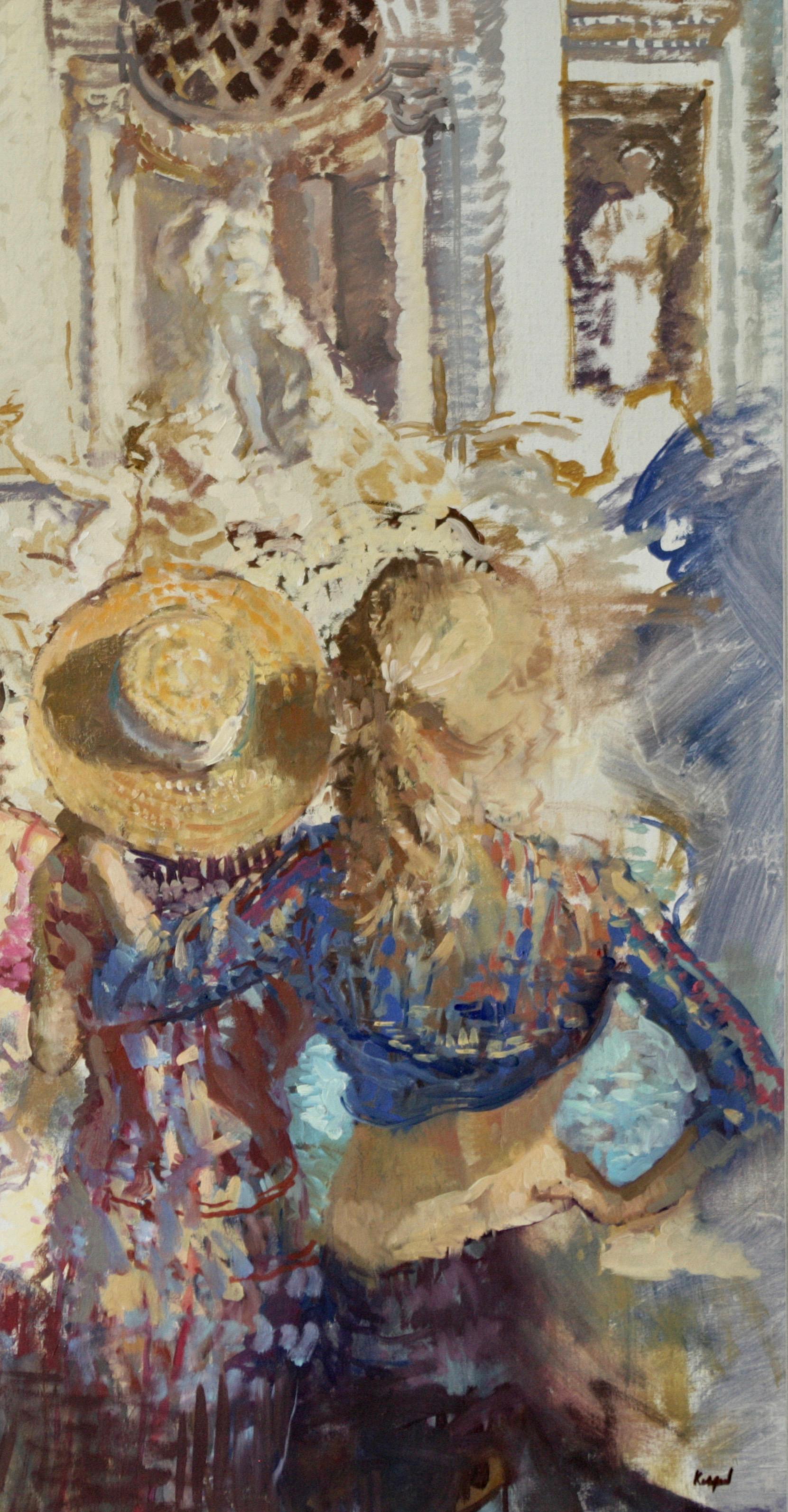ROMAN HOLIDAY TRIVI FOUNTAIN ...Peter Kuhfeld RP NEAC impressionniste anglais en vente 2
