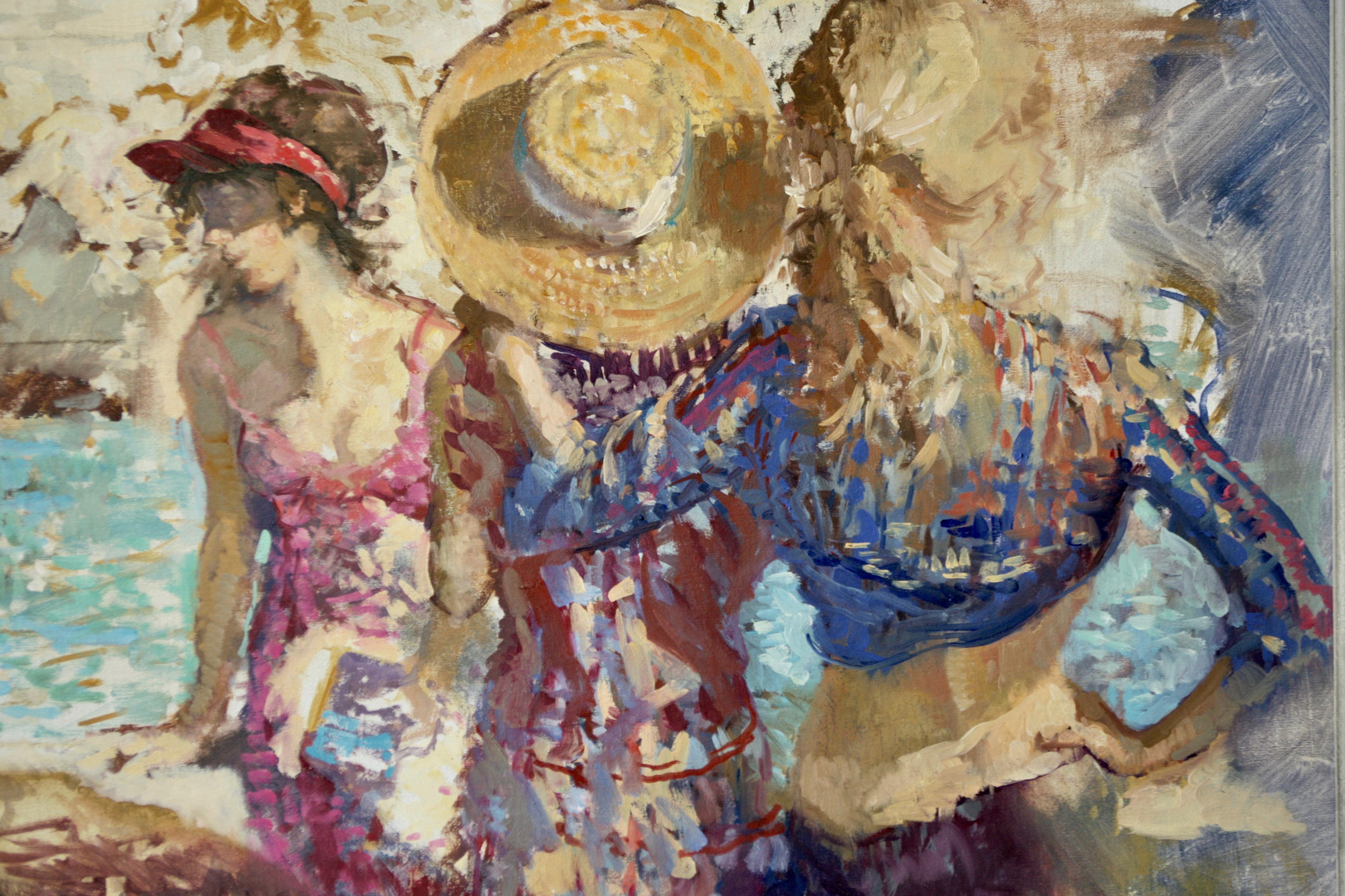 ROMAN HOLIDAY TRIVI FOUNTAIN ...Peter Kuhfeld RP NEAC impressionniste anglais en vente 5