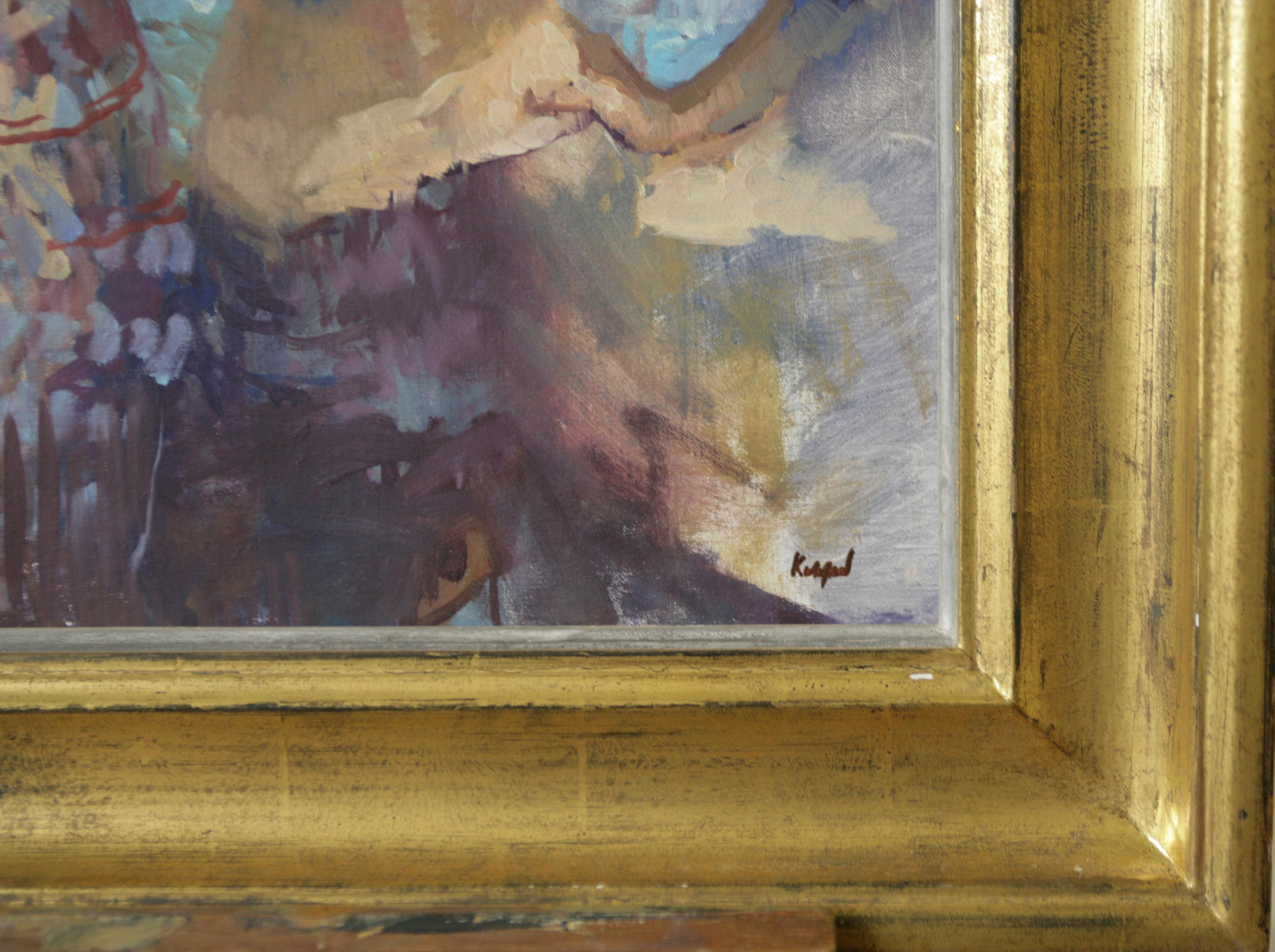 ROMAN HOLIDAY TRIVI FOUNTAIN ...Peter Kuhfeld RP NEAC impressionniste anglais en vente 7