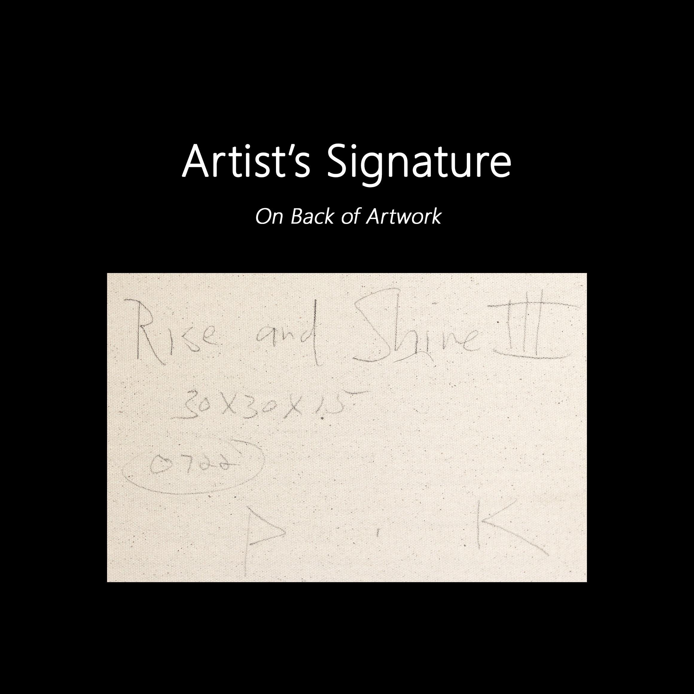 Rise and Shine III – Originales minimalistisches Boho-Kunstwerk im Angebot 6