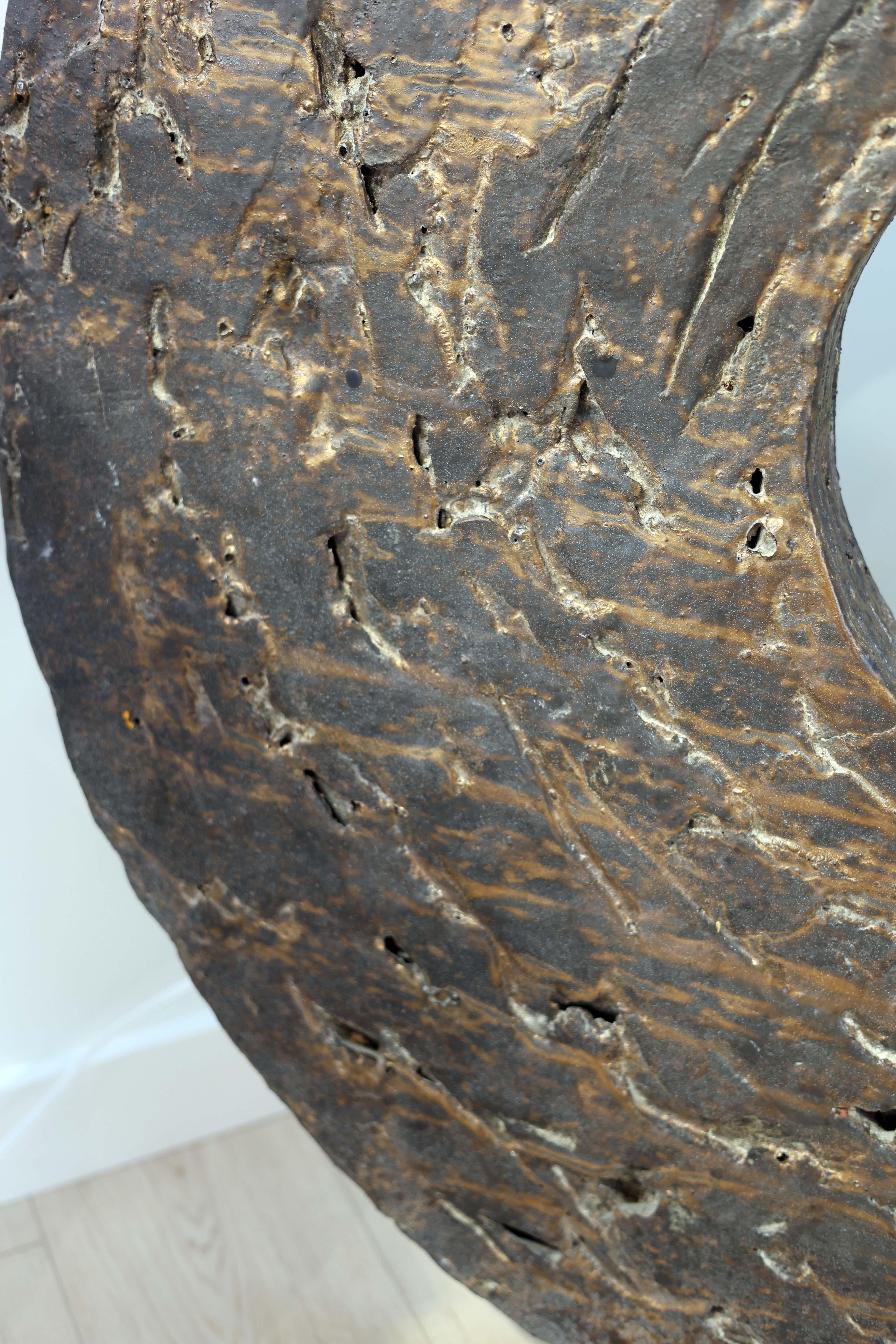 Glazed Peter Lane Ring Table / Sculpture For Sale