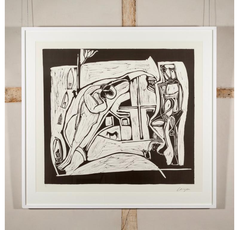 The Returned Seaman by Peter Lanyon, Lithograph on TH Saunders paper, 1973 For Sale 1