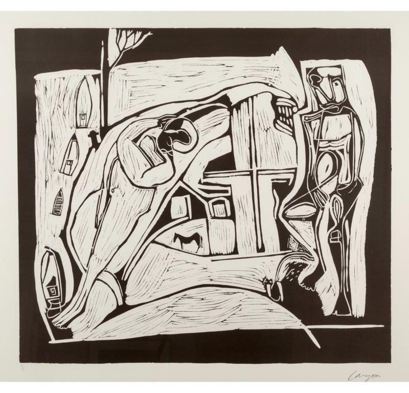 The Returned Seaman by Peter Lanyon, 1973

Additional information:
Medium: lithograph on TH Saunders paper
63 x 70 cm
24 3/4 x 27 1/2 in
signed in print; with numbering 19/90 in pencil

Born in St Ives, Cornwall, which remained his home throughout