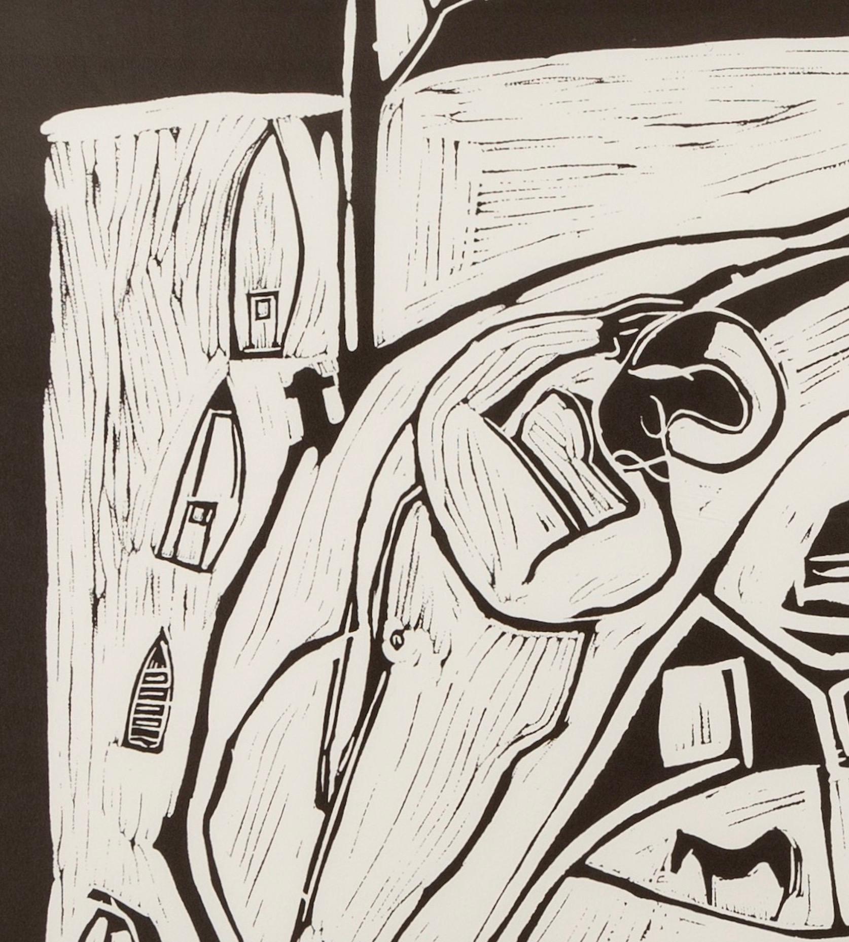 The Returned Seaman by Peter Lanyon, Lithograph on TH Saunders paper, 1973 For Sale 3