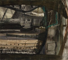 Peter Lanyon, Winter Landscape, Anticoli Corrado, Watercolor, Gouache, 1953