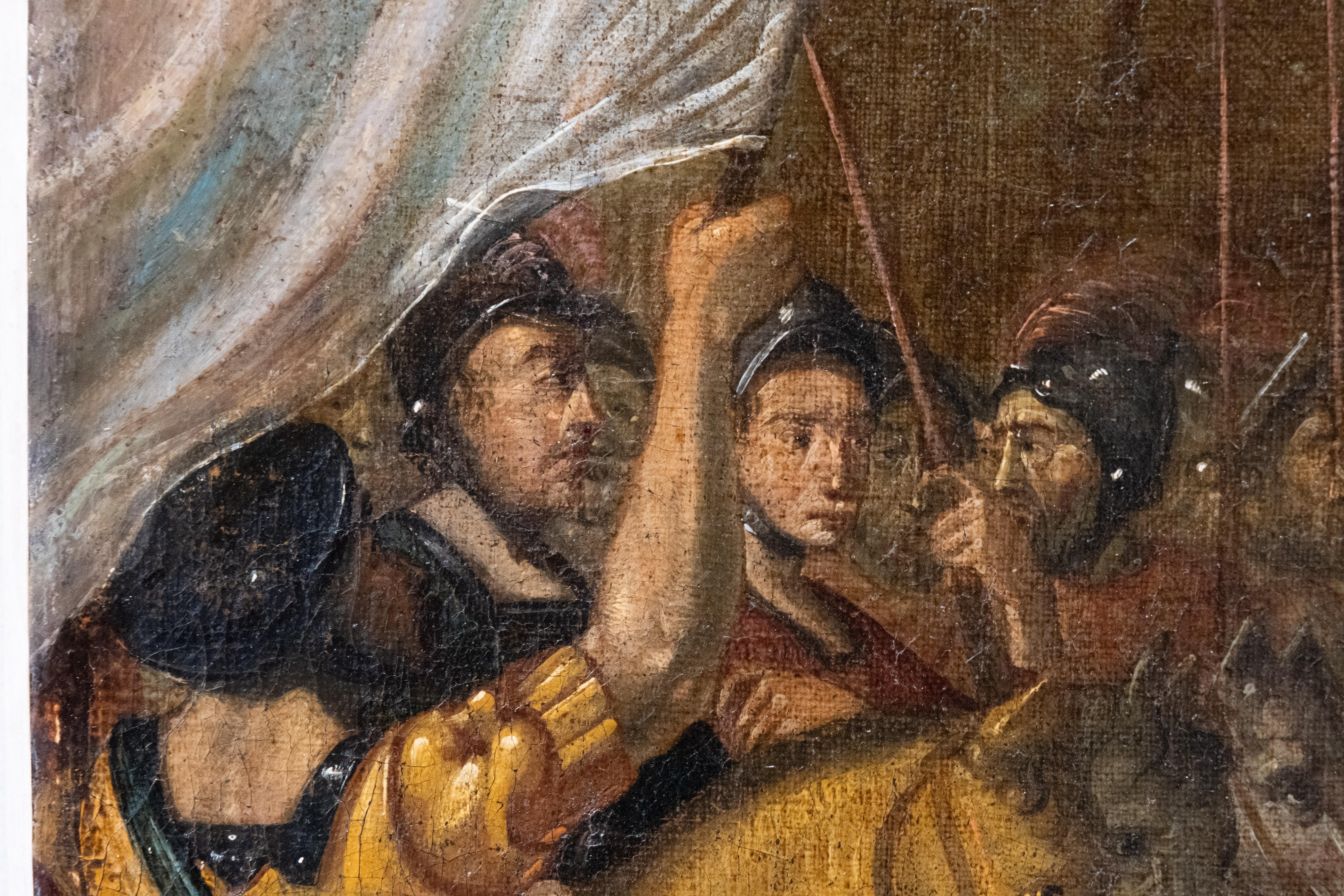 French Peter Lastman, attrib. Mystery Old Master Painting, Dutch School For Sale