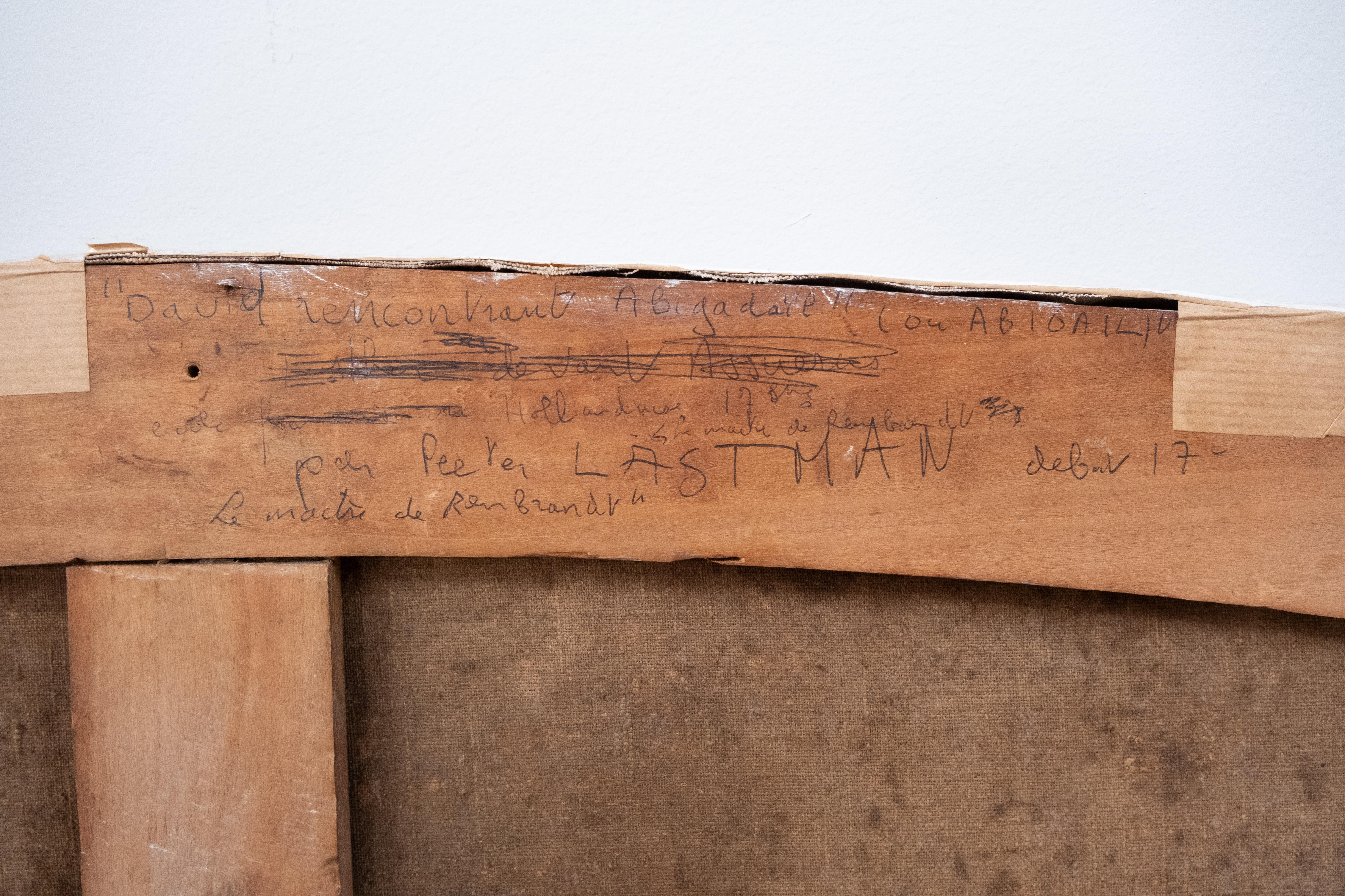 Peter Lastman, attrib. Mystery Old Master Painting, Dutch School In Good Condition For Sale In Kingston, NY
