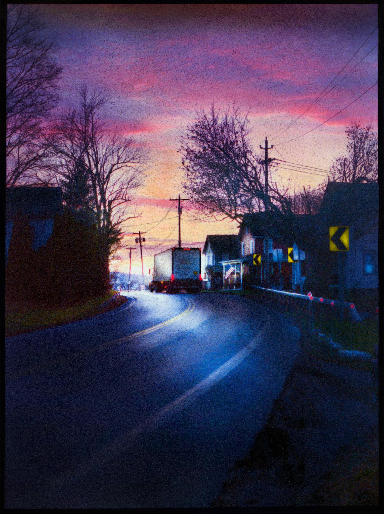 Peter Liepke Color Photograph - Just Passing Through