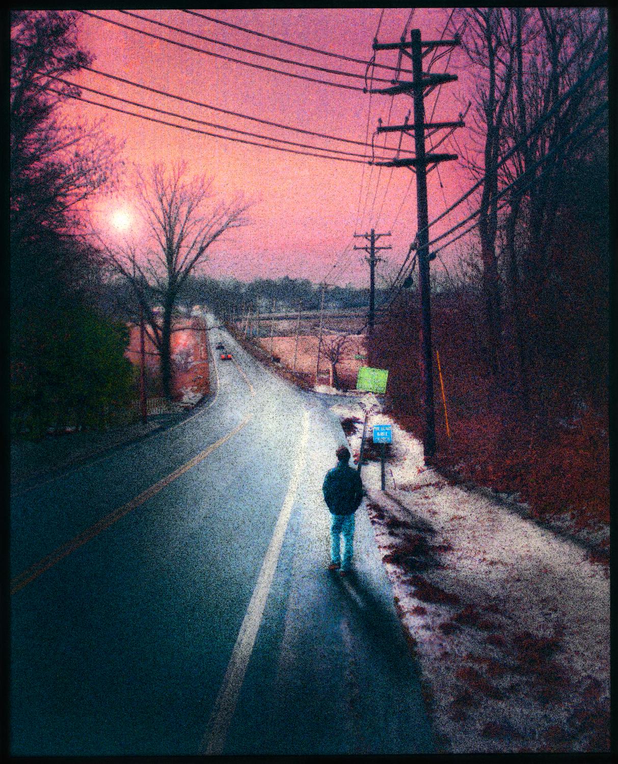 Peter Liepke Color Photograph - The Long Walk