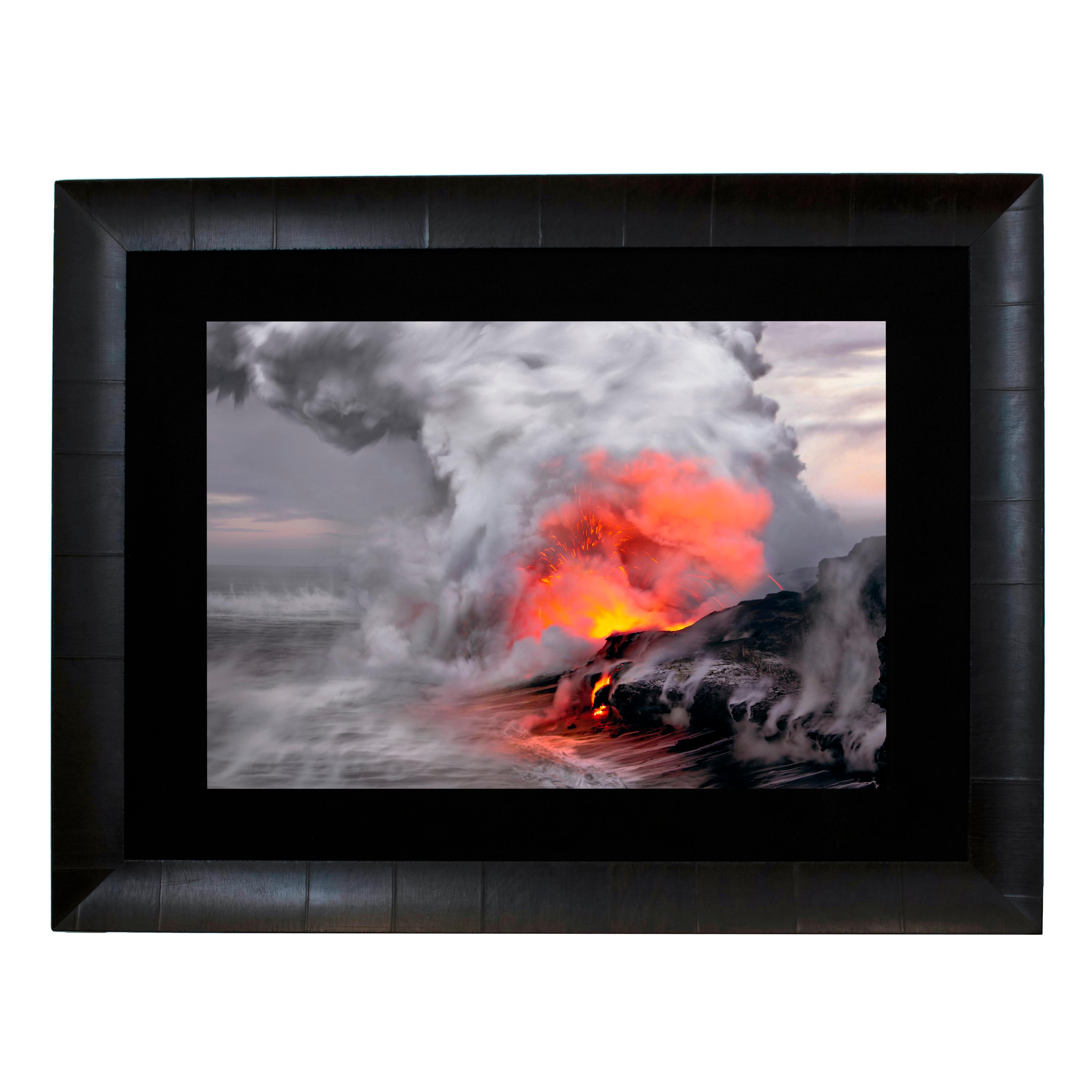 Peter Lik 'Pele's Whisper' Limited Edition Framed Print

Frame: 143 x 109 cm
Print: 97 x 63 cm

The Big Island, Hawaii

'The feeling I had on this early morning is hard to describe. As I hiked out under moonlight over the smoldering crunchy lava, an