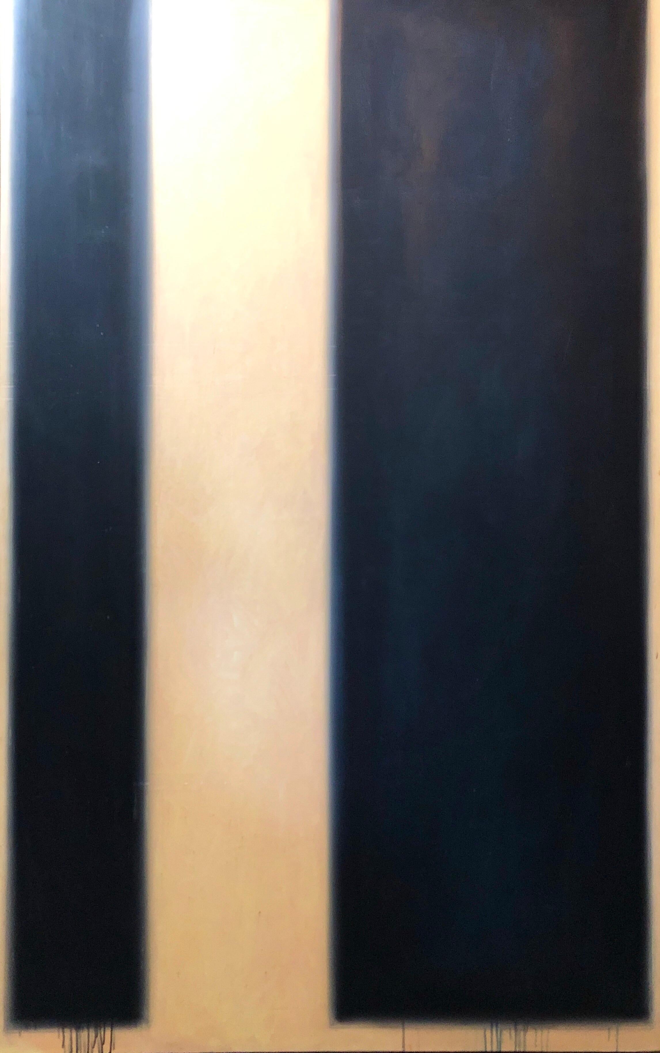 Large painting titled Edge on Center; signed verso and dated 2002  8 feet x 5 feet (approx.)

Peter Lodato was born in 1946 in Los Angeles, California, has exhibited extensively and received significant acclaim throughout his art career.  During the