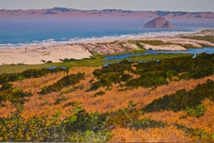 Dunes in der Morro Bay /  44 x 66 in. Öl auf Leinwand Natur Gemälde