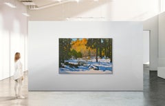 Fallen Leaf Trail in Snow