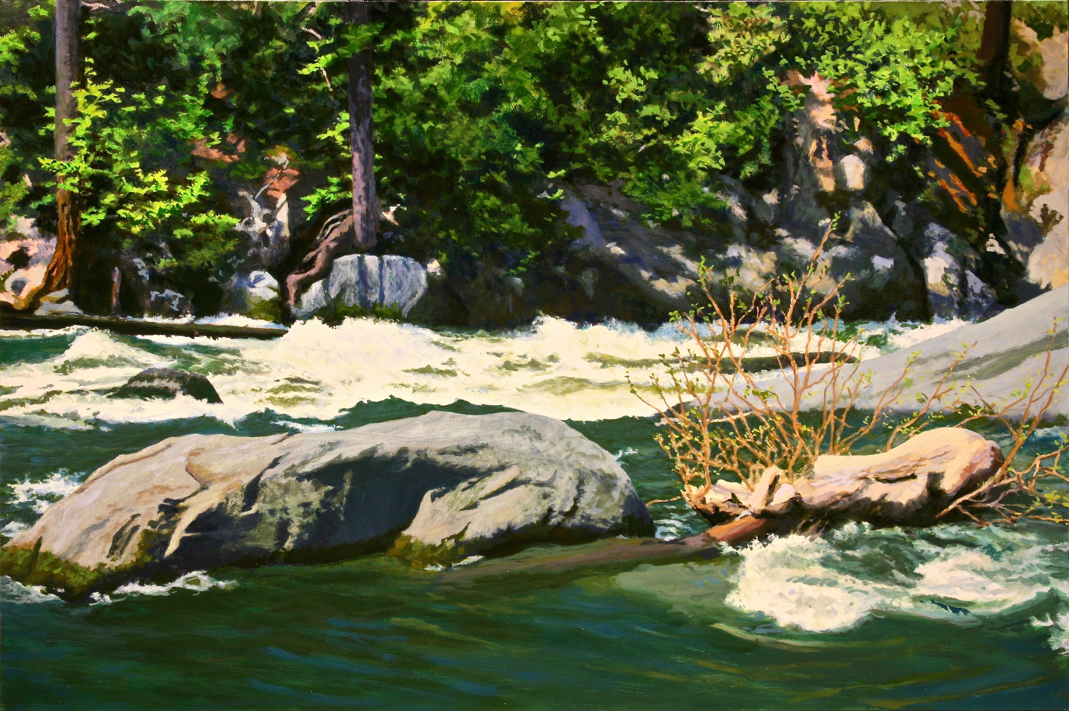 Peter Loftus Landscape Painting - Green River