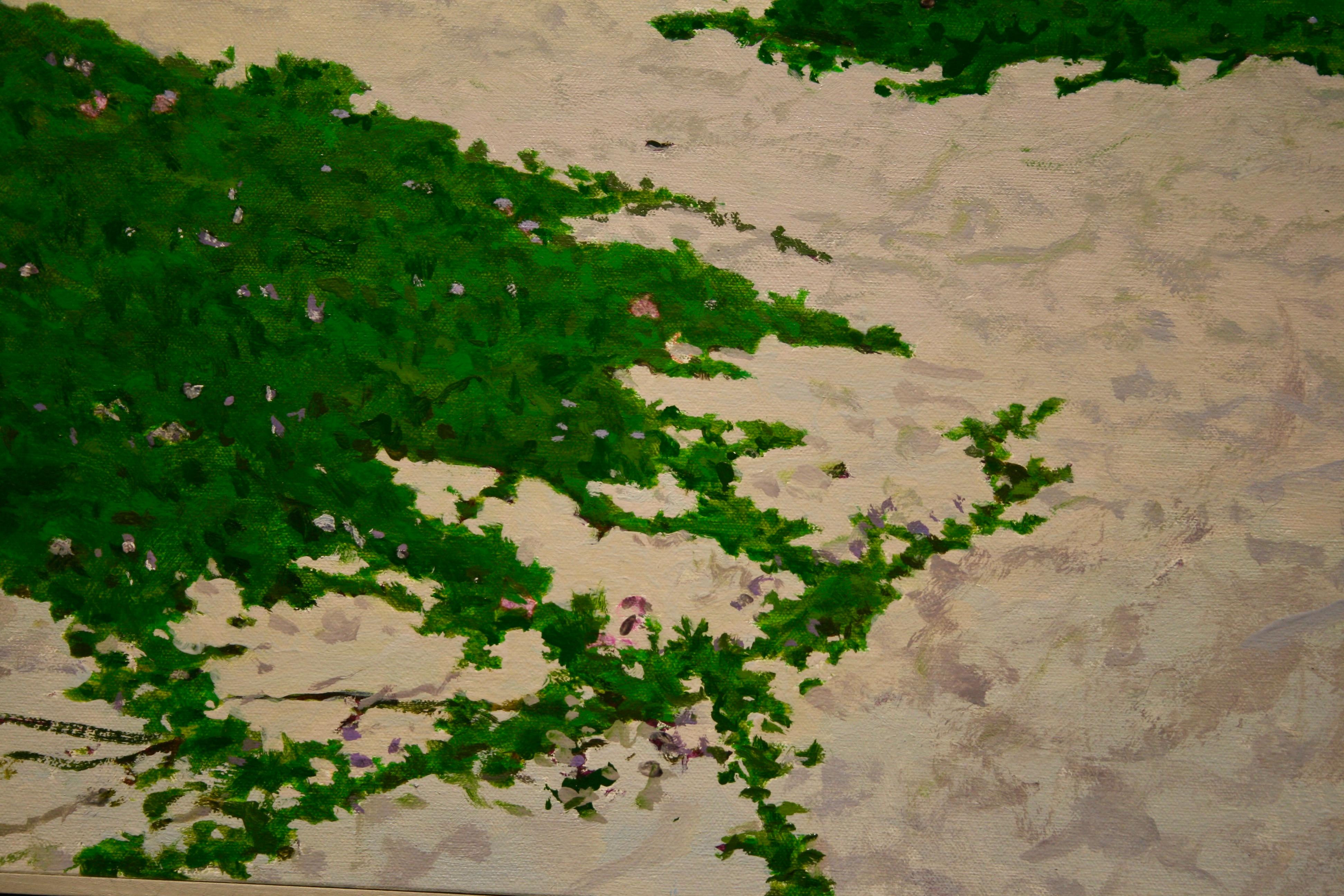 Makalawena with Po Hue Hue / oil on canvas - Hawaii - Painting by Peter Loftus