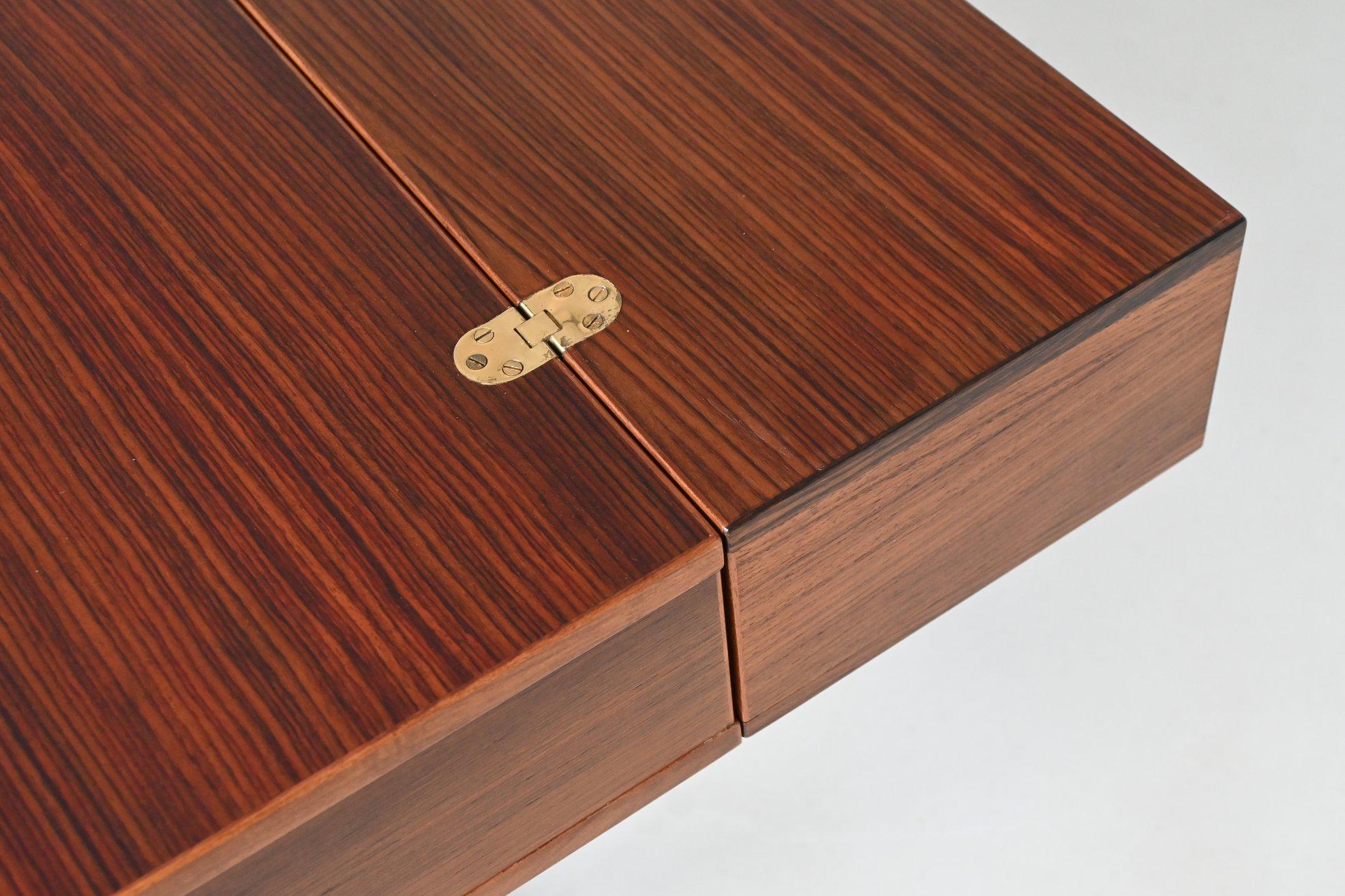 Scrivania Peters Lovig Flip-Top Partners in palissandro Lovig Danimarca 1960 in vendita 4