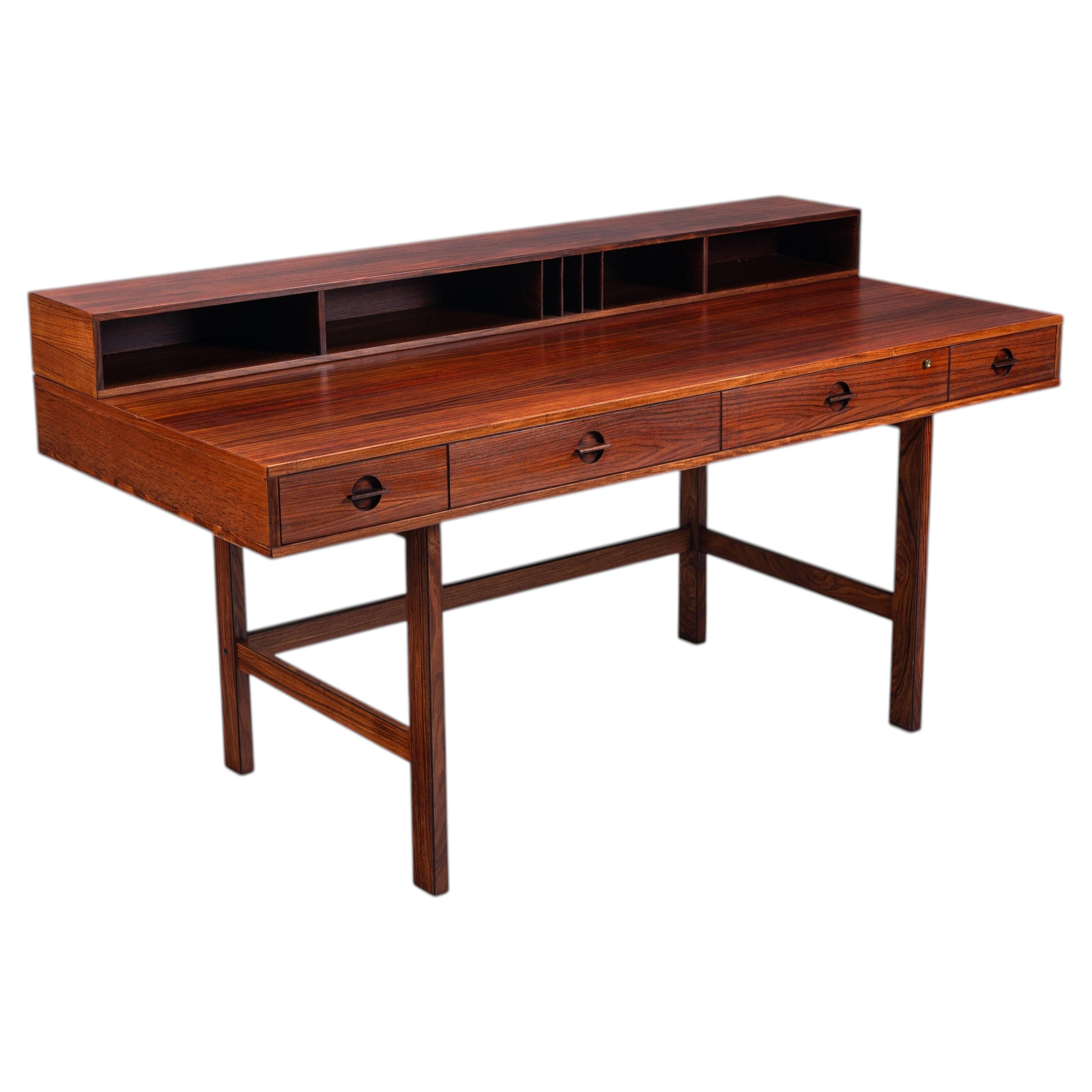 Scrivania Peter Lovig Flip-Top Partners in palissandro, Lovig Danimarca, 1960