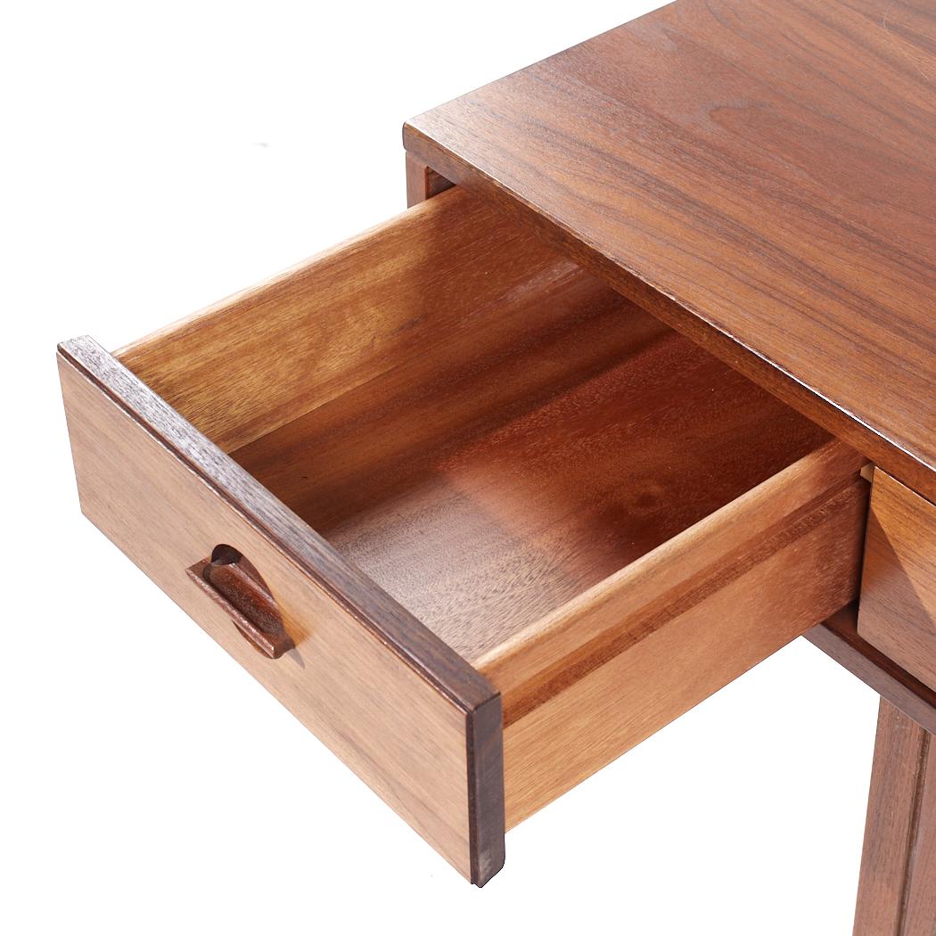 Peter Lovig Mid Century Danish Teak Flip Top Desk For Sale 7